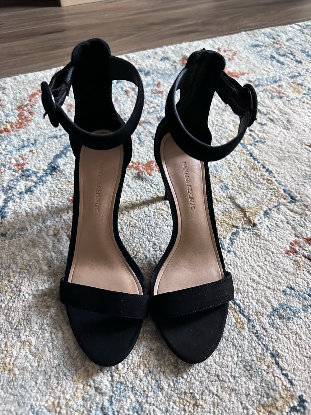 Banana Republic Ankle Strap Heels, gently used.